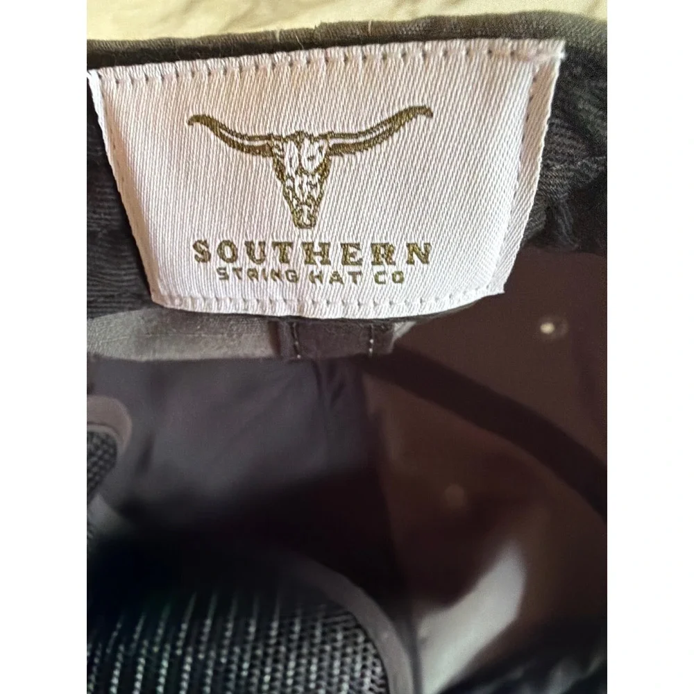 Southern String Hat Co Snapback Grey Deer Logo Ripstop Rope Hat Adjustable Cap